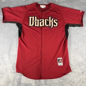 Majestic MLB Arizona Diamondbacks Authentic Cool Base Jersey Size 48 Preowned